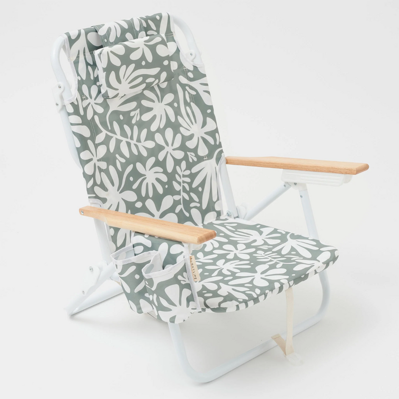 Luxe Beach Chair - The Vacay Olive