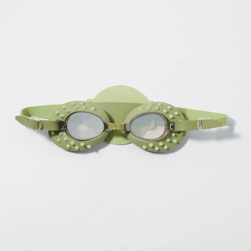 Kids Swim Goggles - Cookie The Croc Khaki