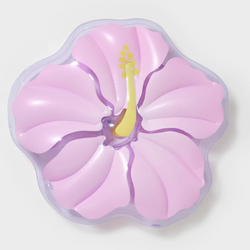 Luxe Lie-on Float - Hibiscus Pastal Lilac