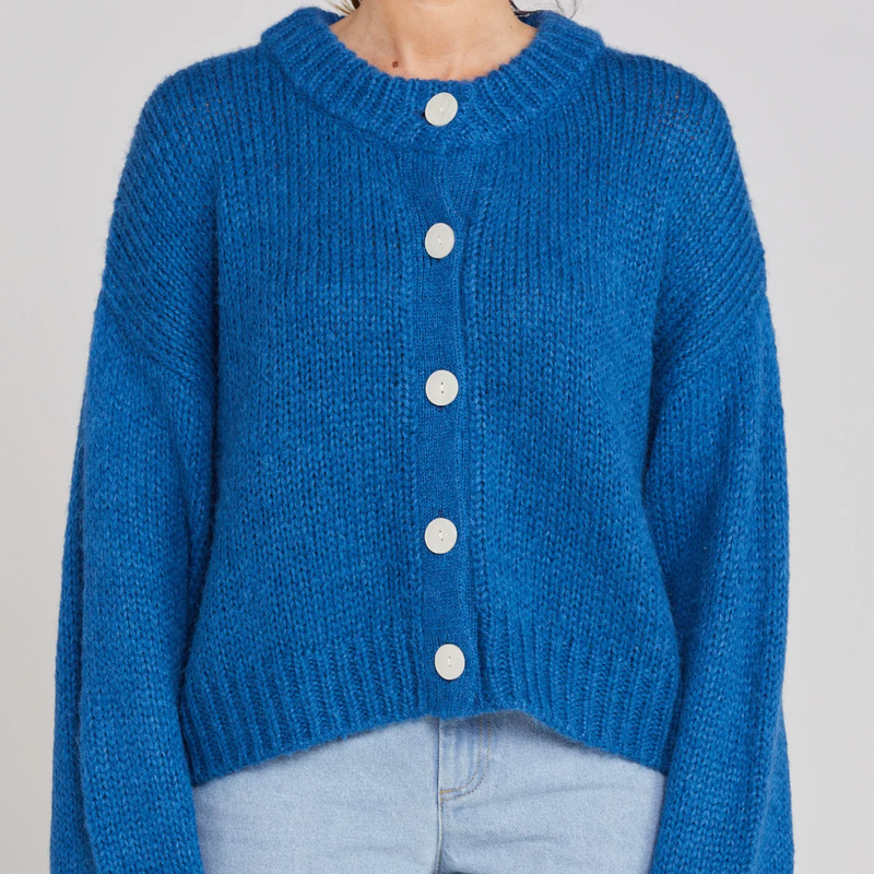 Cleo Cardigan - Cobalt