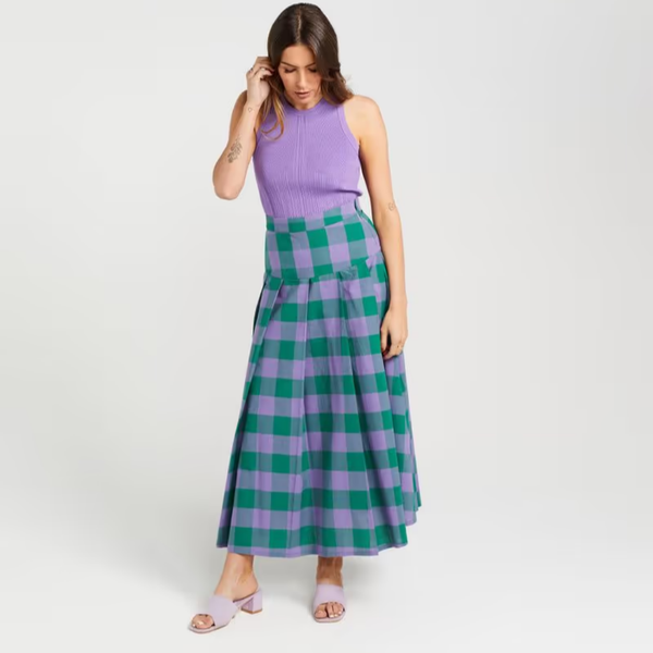 Cheerfully Skirt - Grape Malachite