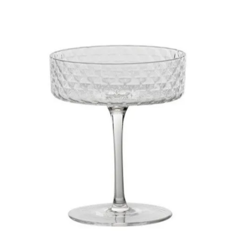 Veneziano Mixology Goblet Champagne Glasses - Set of 4