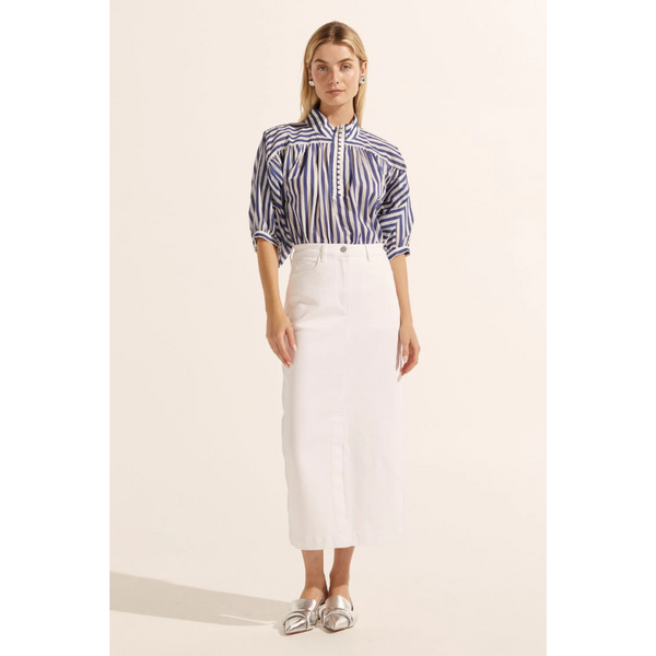 Adage Top - Navy Stripe