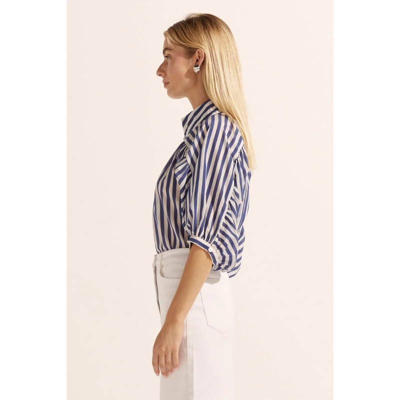 Adage Top - Navy Stripe