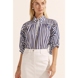 Adage Top - Navy Stripe