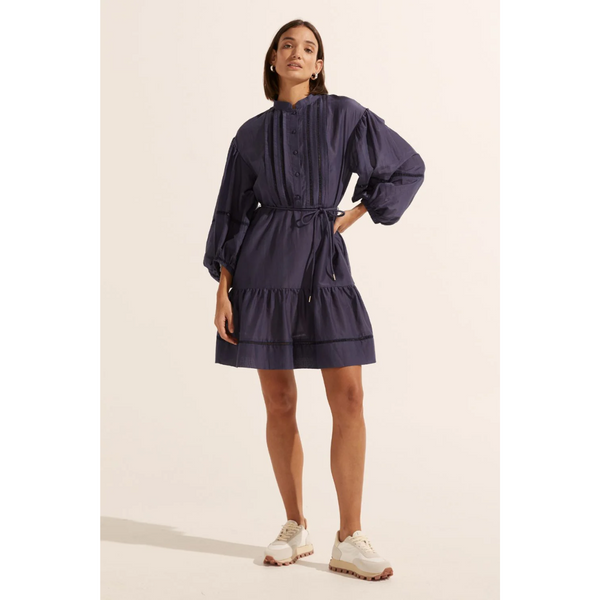 Festoon Dress - Indigo