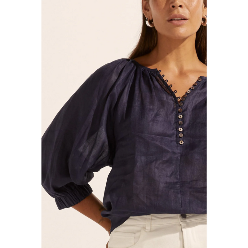 Imbue Top - Indigo