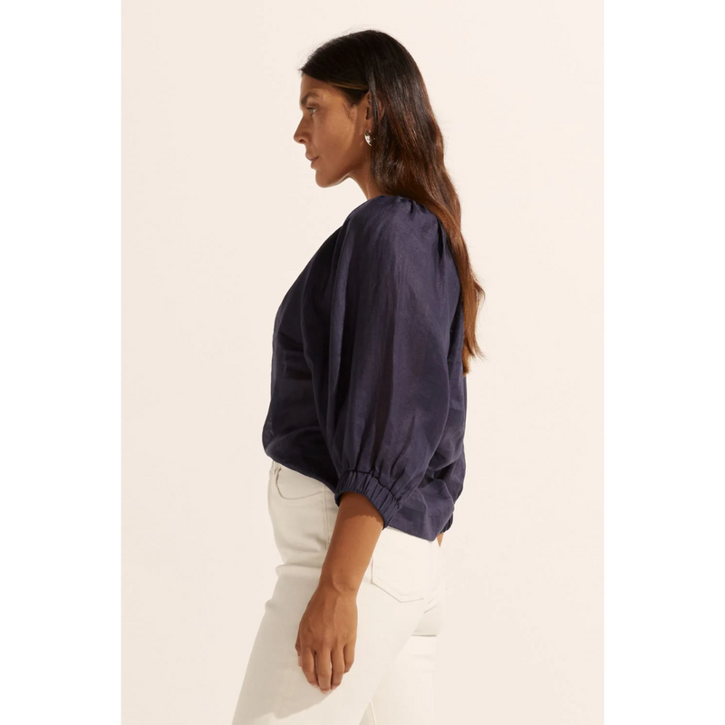 Imbue Top - Indigo