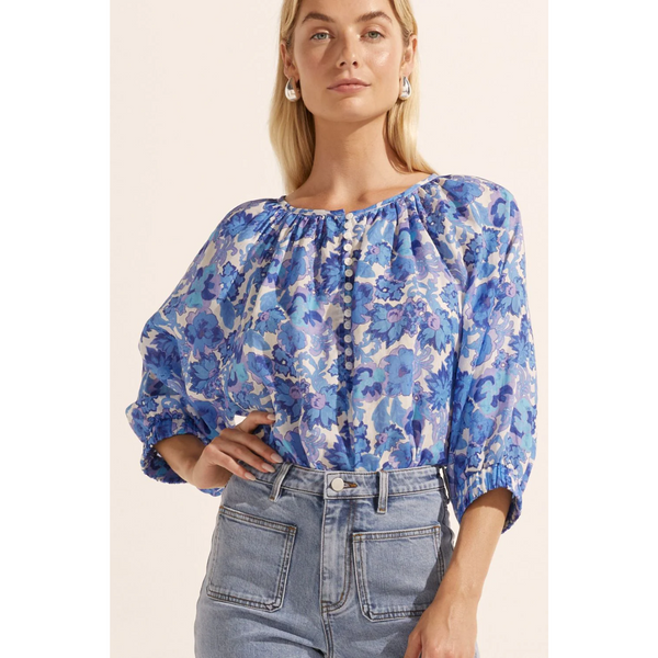 Imbue Top - Pacific Floral