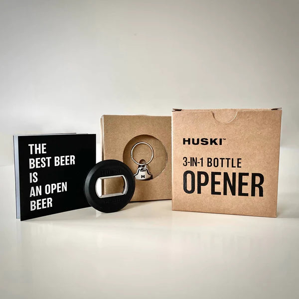 Huski 3-in-1 Bottle Opener with keyring