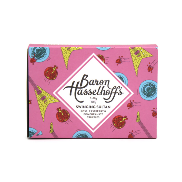 Swinging Sultan - Rose, Raspberry and Pomegranate Truffles