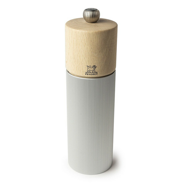 Line Aluminium + Natural Pepper Mill - 18cm