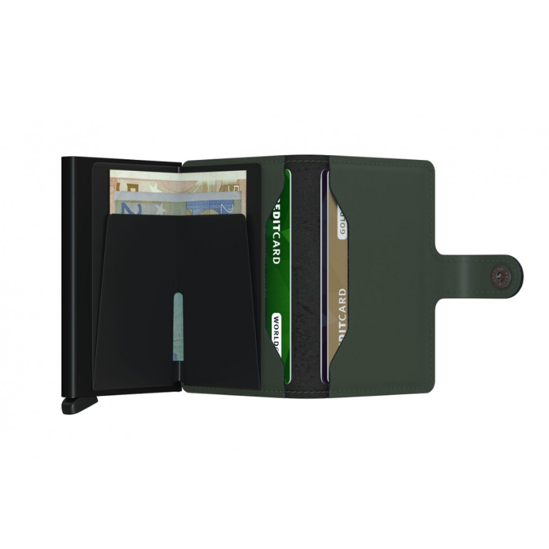 Miniwallet - Matte Green + Black