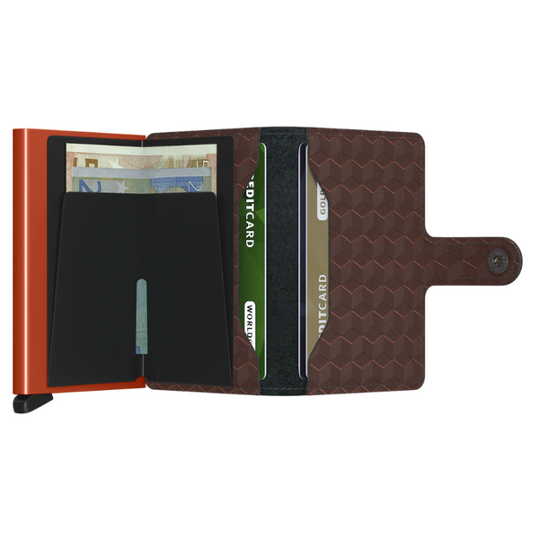 Miniwallet - Optical Brown Orange