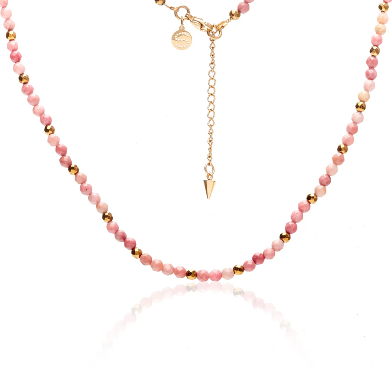 Rhodochrosite Sequence Necklace