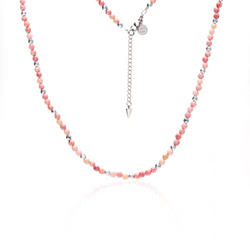 Rhodochrosite Sequence Necklace